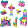 Sáček na stavebnice Mega Bloks růžový (80 dílků) Náhled obrázku produktu 36