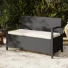 Panchina da giardino COSTWAY in polyrattan, panca a 2 posti Anteprima dell’immagine prodotto 2