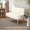 HOMCOM Sofa 2-Sitzer Couch Stoffsofa Sitzmöbel Polstersofa Produktbild-Vorschau 8
