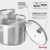 Barazzoni 421049524, 9,5 l, Edelstahl, Edelstahl, Keramik, Produktbild-Vorschau 5