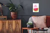 MuchoWow® Poster Illustration mit dem Zitat "Just smile" Produktbild-Vorschau 2