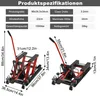 XMTECH Cric hydraulique pour moto, pont élévateur pour Voir les images du produit 6