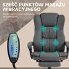 Fotel biurowy Vinsetto z funkcją masażu, ergonomiczny fotel Podgląd zdjęcia produktu 4