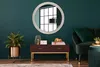 Ø90cm Modern Spiegel - Wandspiegel Wandmontage- Produktbild-Vorschau 2