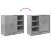 vidaXL Waschbeckenunterschrank Betongrau 63x29x55 cm Produktbild-Vorschau 2