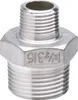 Edelstahl Fitting Reduziernippel 3/4 x 1/2 Zoll Produktbild-Vorschau 1