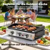 Outsunny Gasgrill 7,5 KW Tischgrill mit 3 Brenner Grillrost Produktbild-Vorschau 7