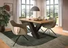 A dining room setting with a table and chairs. Produktbild-Vorschau