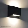 MODERNE LED Außenleuchte Außenwandleuchte IP54 schwarz 12W Produktbild-Vorschau 3