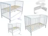 Kinderbett - Beistellbett - Babybett 120x60cm mit Gurt und Produktbild-Vorschau 1