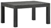 vidaXL Záhradný stôl antracit 58x58x41 cm PP ratan Náhľad obrázku produktu 6