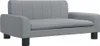 vidaXL Pelíšek pro psy Light Grey 70x45x30 cm Látka Náhled obrázku produktu 1