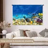 MuchoWow® Wandteppich Wandbehang Meer - Fische - Korallen - Produktbild-Vorschau 2