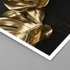 Poster - Poster ohne Rahmen - Golden Blätter Monster - Produktbild-Vorschau 2