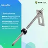 NuaSol 4x Stockschraube mit Adapterblech M10 x250mm, Produktbild-Vorschau 3