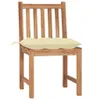 Gartenstühle 2 Stk. mit Kissen Massivholz Teak , Produktbild-Vorschau 2