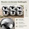 Boule Set, 6 Boccia Kugeln mit 2 Zielholzkugeln, 2 Produktbild-Vorschau 2