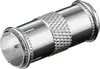 goobay Verbinder F Quick Stecker auf F Quick Stecker Kupfer Anteprima dell’immagine prodotto 1