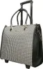 Damen Laptop Aktentrolley Tasche Groß Schwarz-Weiß Bowatex Produktbild-Vorschau 1