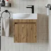 Roomart LEO Badmöbel-Set 2-teilig 46.5 cm breit,  Eiche Produktbild-Vorschau 3
