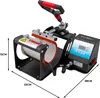 PixMax Tassenpers - Zwarte transferpers voor het sublimeren Productafbeelding-voorbeeld 4