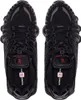 A top-down view of a pair of black Nike Shox TL sneakers. Produktbild-Vorschau