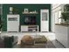 A living room scene featuring a TV stand, a display cabinet, and a coffee table. Produktbild-Vorschau