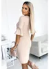 Kleid NUMOCO NEVA 217-7 BEIGE Größe: L Produktbild-Vorschau 2
