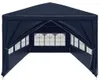 vidaXL Tenda da giardino 3x12 m Blu Anteprima dell’immagine prodotto 11