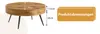 Table basse ronde de 70 cm, aspect bois, MDF, pieds en Voir les images du produit 13