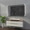 Badspiegel mit LED Beleuchtung und Touch-Schalter - Seattle Produktbild-Vorschau 3