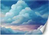 Vlies fototapete Blaue Wolken 150x105 cm Feeby Blau inkl. Produktbild-Vorschau 1