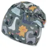 Sterntaler Slouch-Beanie mit Dino-Muster in bunten Farben Produktbild-Vorschau 2