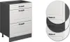 Küchenunterschrank Vicco R-Line Weiß Landhaus 60 cm mit Produktbild-Vorschau 5