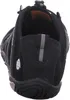 The back view of a black athletic shoe. Produktbild-Vorschau