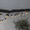 LED Partylichterkette - 16 kleine transparente Kugeln - L: 4,5m - schwarzes Kabel - outdoor Produktbild-Vorschau