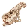 A wooden 3D puzzle of a hurdy-gurdy. Produktbild-Vorschau