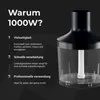 Grübsch GH-1000W Pro 3-in-1 Stabmixer - Pürierstab - 1000 Produktbild-Vorschau 7