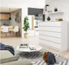 BDW Kommode, 10 Schubladen, viel Stauraum Wohnzimmer, Weiß Produktbild-Vorschau 3