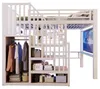 Lit mezzanine 140x200 cm avec escalier de rangement, Voir les images du produit 8