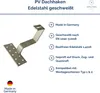 V8 D+ Dachhaken Edelstahl geschweißt MT123 (1.4016) Produktbild-Vorschau 2