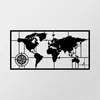 Wallity, Mappa del mondo in metallo 7, decorazione da Anteprima dell’immagine prodotto 4