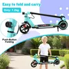 Elektroscooter S5 Himmelblau Für Kinder Elektroroller 130W, Produktbild-Vorschau 10