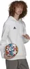 ADIDAS Entrada 22 Felpa con cappuccio - Bianco HG6302 - L Anteprima dell’immagine prodotto 5