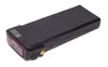 A black battery pack for an electric bicycle, shown on a white background. Produktbild-Vorschau