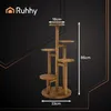 Ruhhy 26041 Stojan na květiny 86 x 33 x 18 cm, hnědý Náhled obrázku produktu 2
