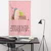 Mr. & Mrs. Panda Wandbild Igel Federschmuck - Rot Pastell - Produktbild-Vorschau 4