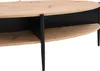 Couchtisch mit 4 Nischen aus MDF und Metall - Natürliches Produktbild-Vorschau 4