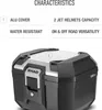 SHAD Topcase Terra TR41 Schwarz/Alu-Abdeckung Produktbild-Vorschau 7