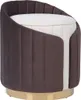 Hocker Corvin 100 Elfenbein / Braun Produktbild-Vorschau 1
